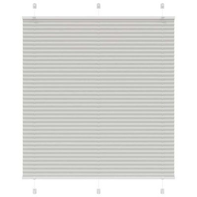 Plisségardin Lysegrå 115x150 cm Stofbredde 114,4 cm Polyester