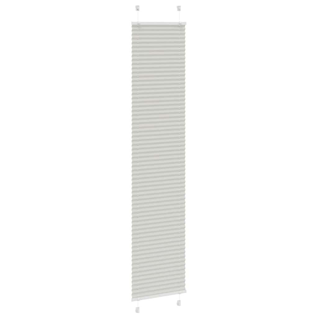 Plisségardin Lysegrå 40x200 cm Stofbredde 39,4 cm Polyester