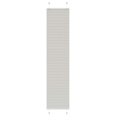 Plisségardin Lysegrå 45x200 cm Stofbredde 44,4 cm Polyester