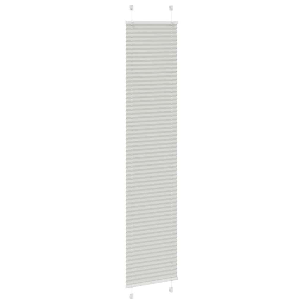 Plisségardin Lysegrå 45x200 cm Stofbredde 44,4 cm Polyester