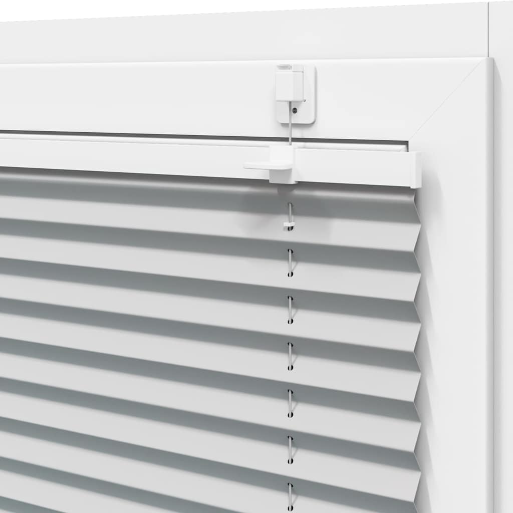 Plisségardin Lysegrå 45x200 cm Stofbredde 44,4 cm Polyester