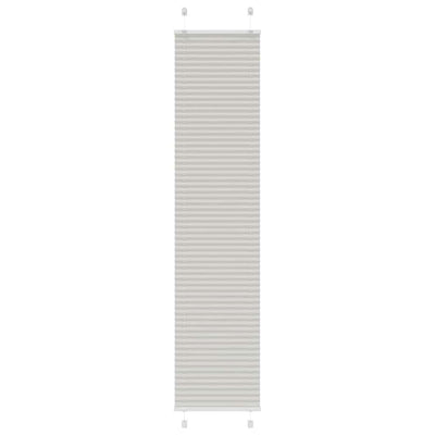 Plisségardin Lysegrå 50x200 cm Stofbredde 49,4 cm Polyester