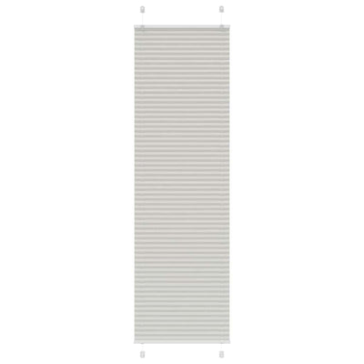 Plisségardin Lysegrå 55x200 cm Stofbredde 54,4 cm Polyester