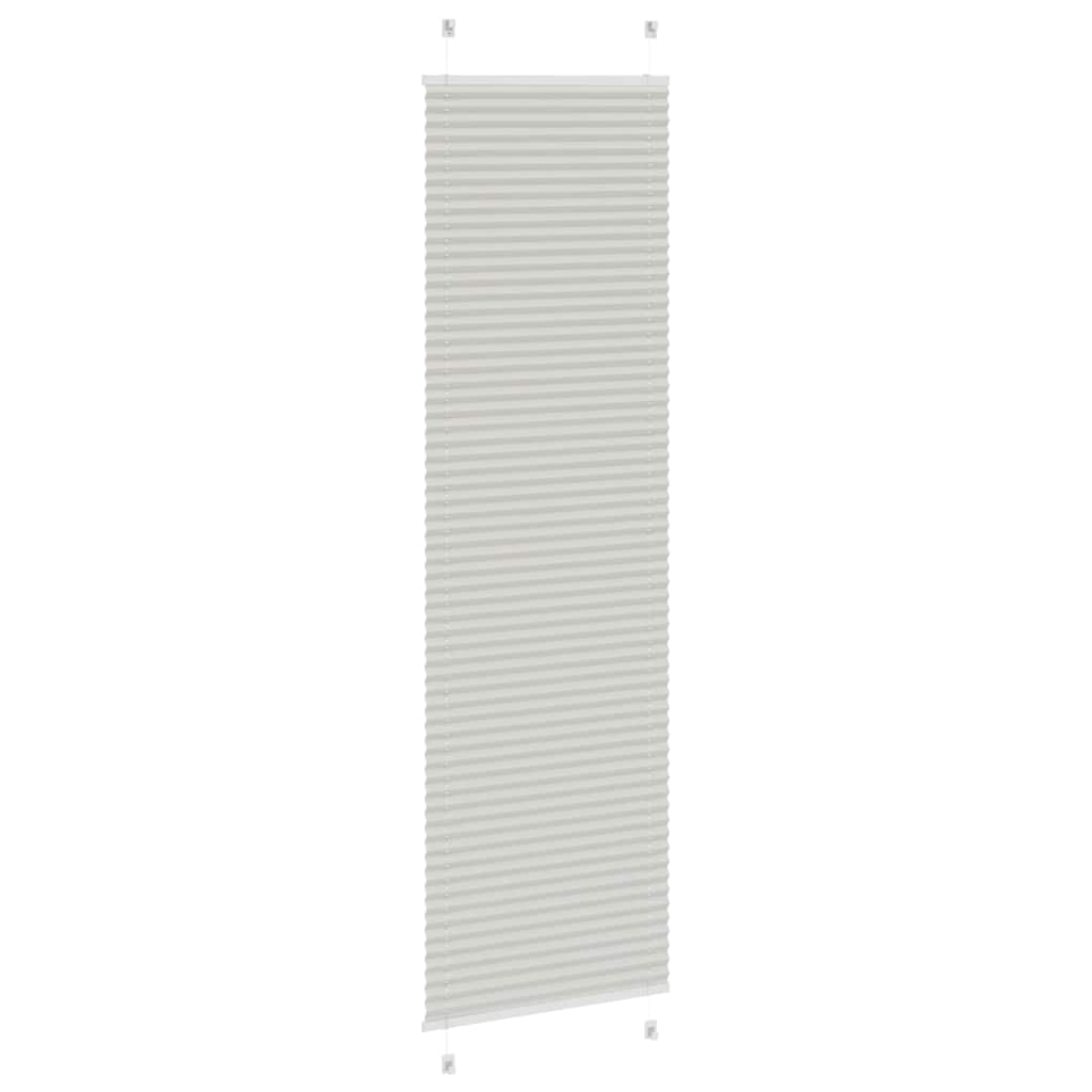 Plisségardin Lysegrå 55x200 cm Stofbredde 54,4 cm Polyester