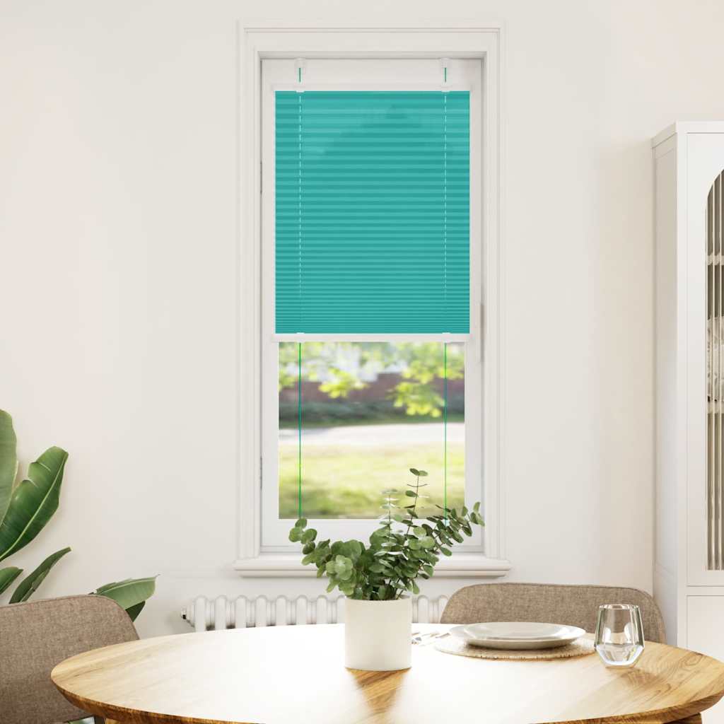 Plisségardin Benzin Grøn 45x100 cm Stofbredde 44,4 cm Polyester