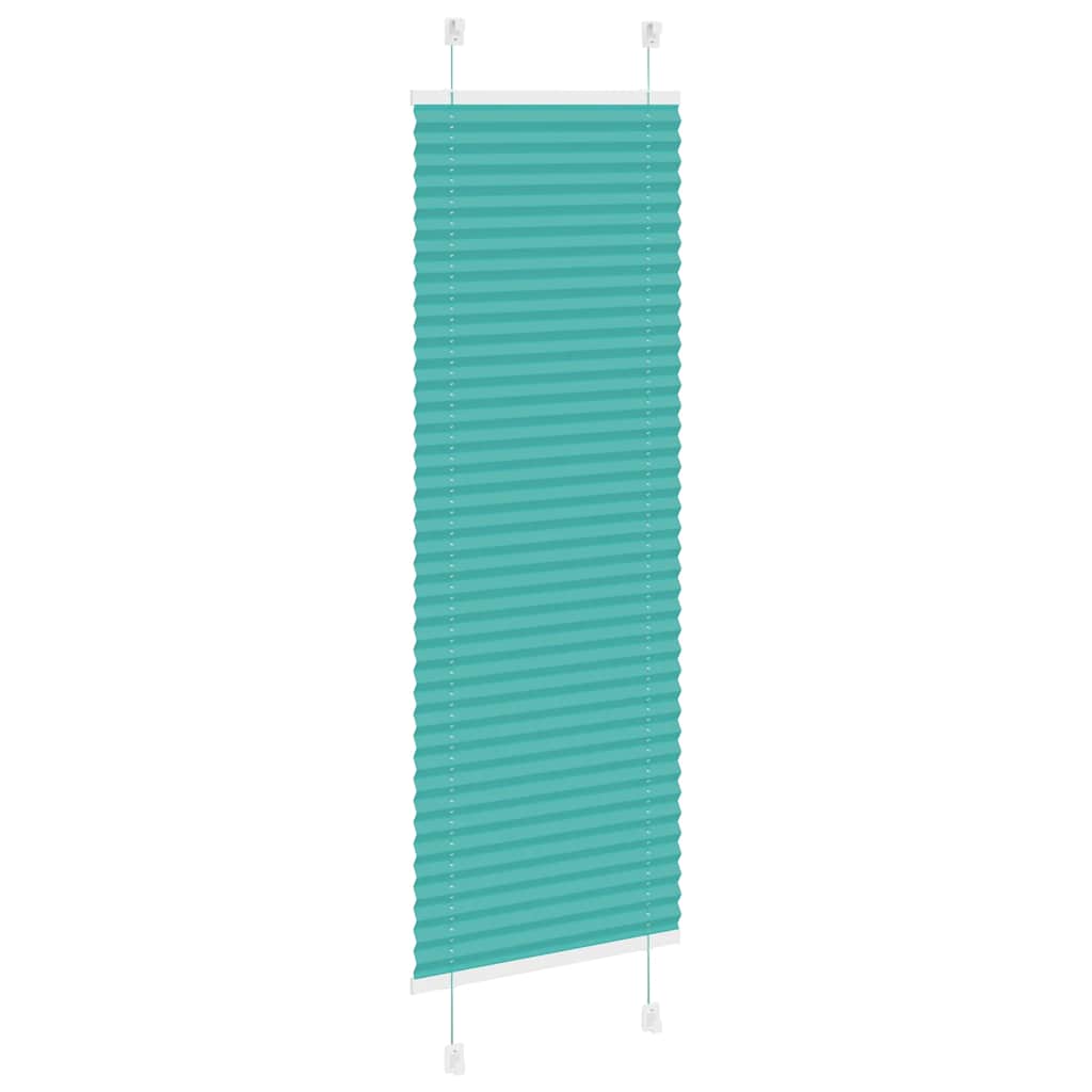 Plisségardin Benzin Grøn 45x100 cm Stofbredde 44,4 cm Polyester