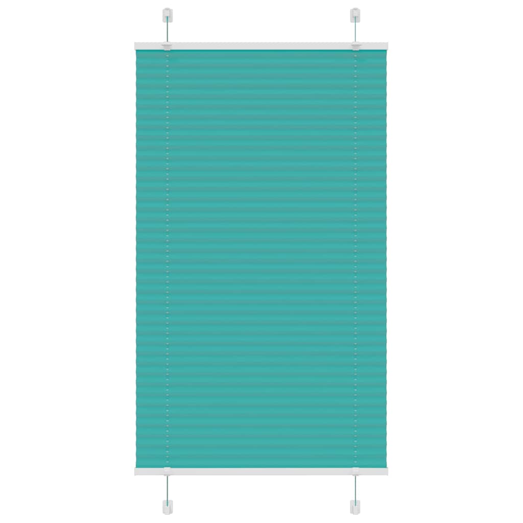 Plisségardin Benzin Grøn 70x100 cm Stofbredde 69,4 cm Polyester