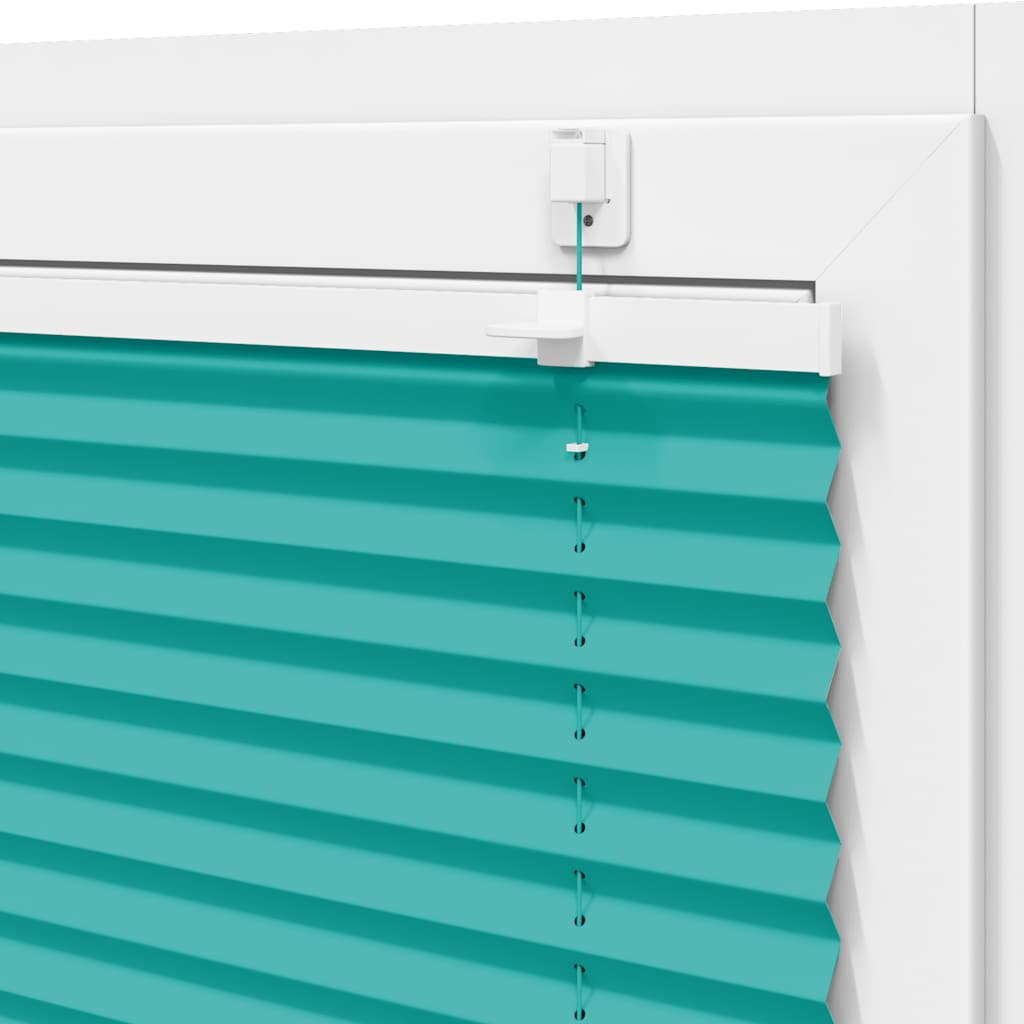 Plisségardin Benzin Grøn 115x100cm Stofbredde 114,4cm Polyester