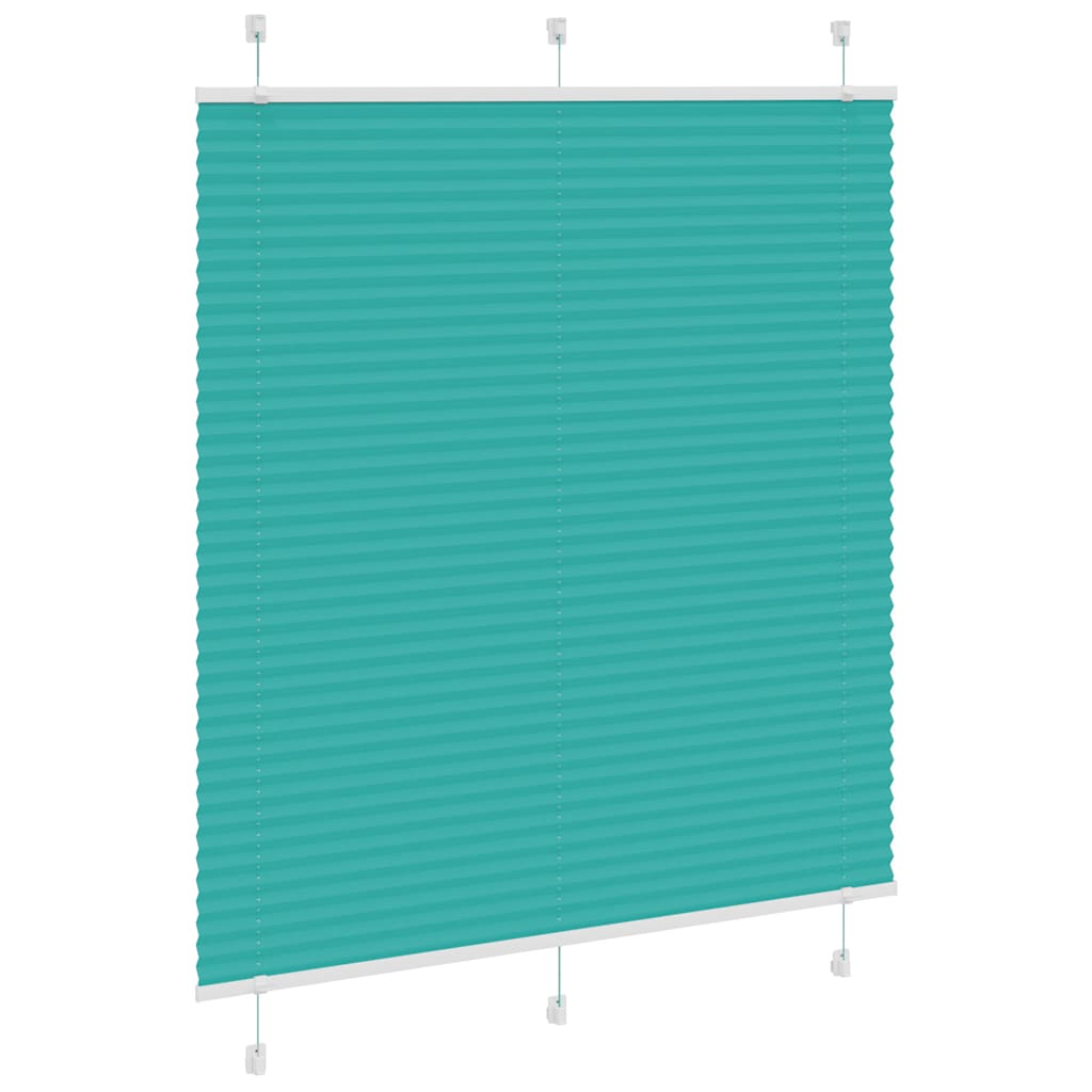 Plisségardin Benzin Grøn 120x100cm Stofbredde 119,4cm Polyester