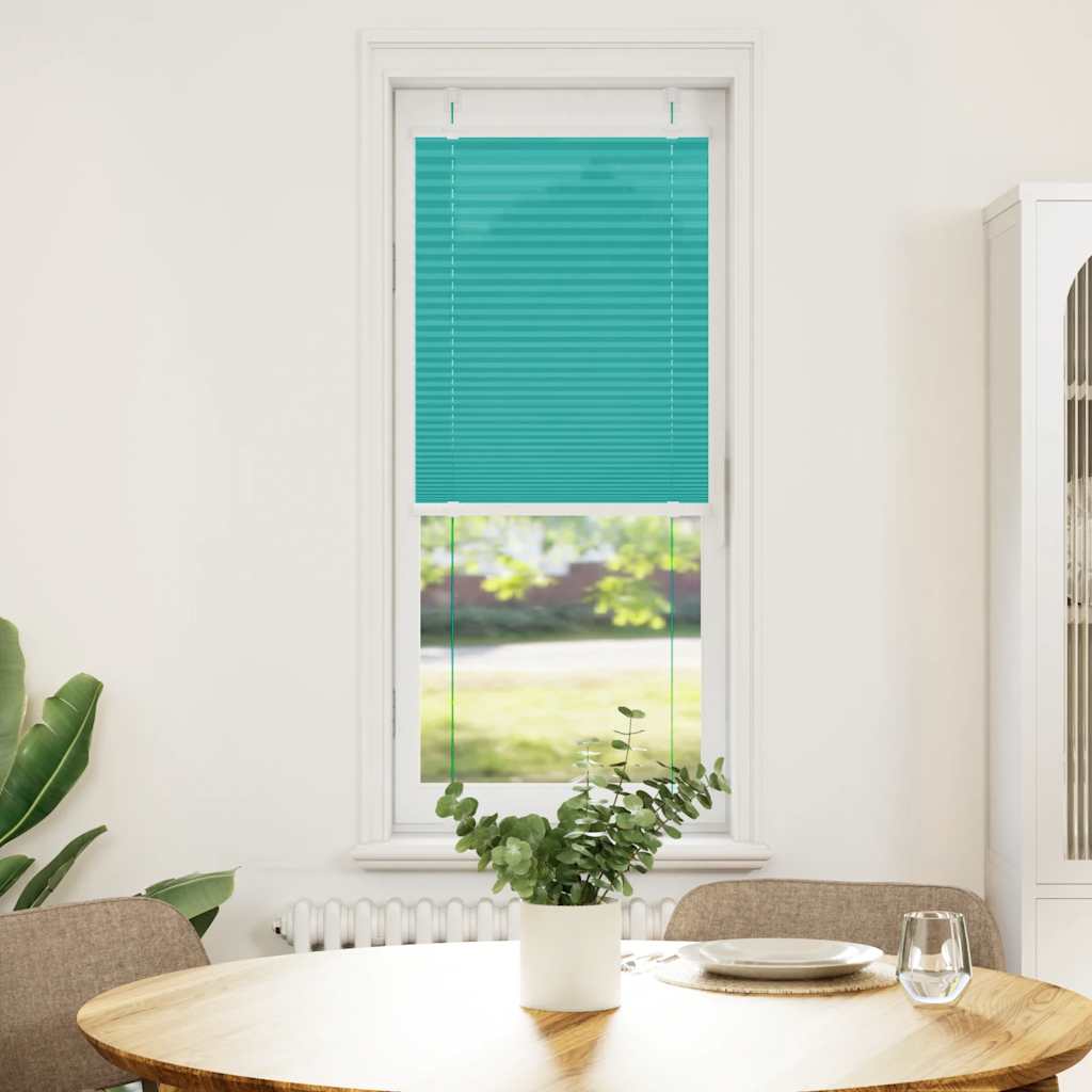 Plisségardin Benzin Grøn 45x150 cm Stofbredde 44,4 cm Polyester
