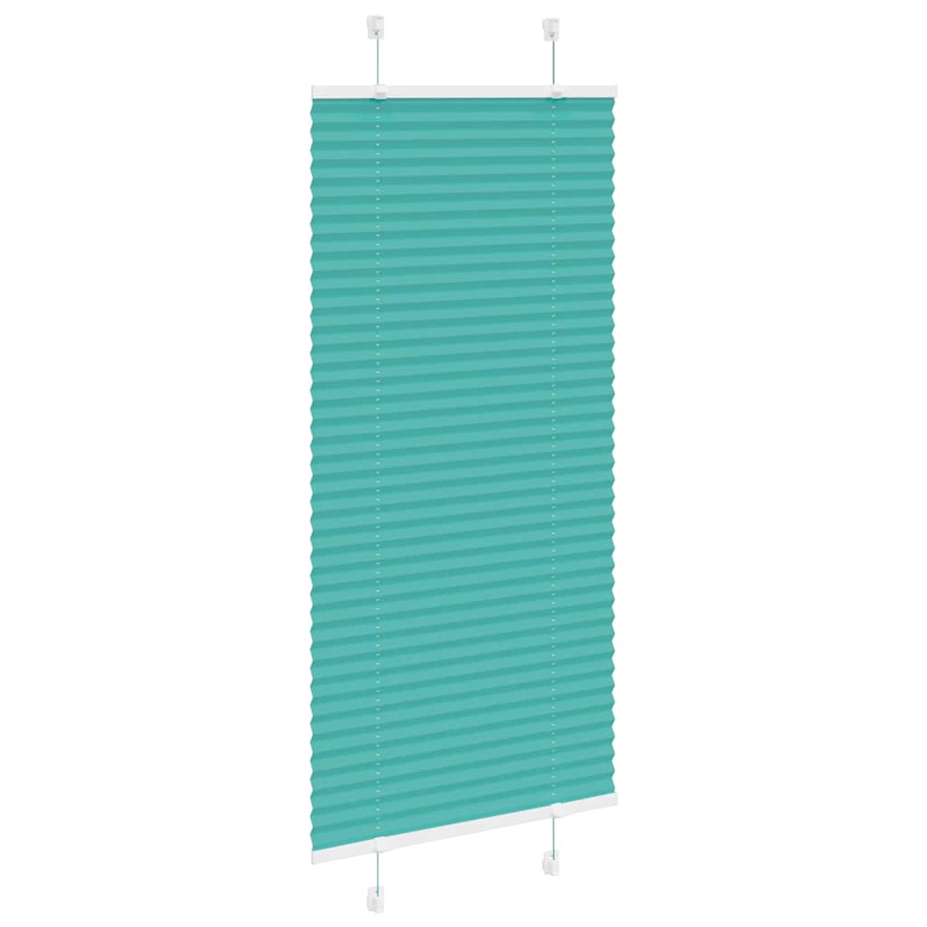 Plisségardin Benzin Grøn 65x150 cm Stofbredde 64,4 cm Polyester