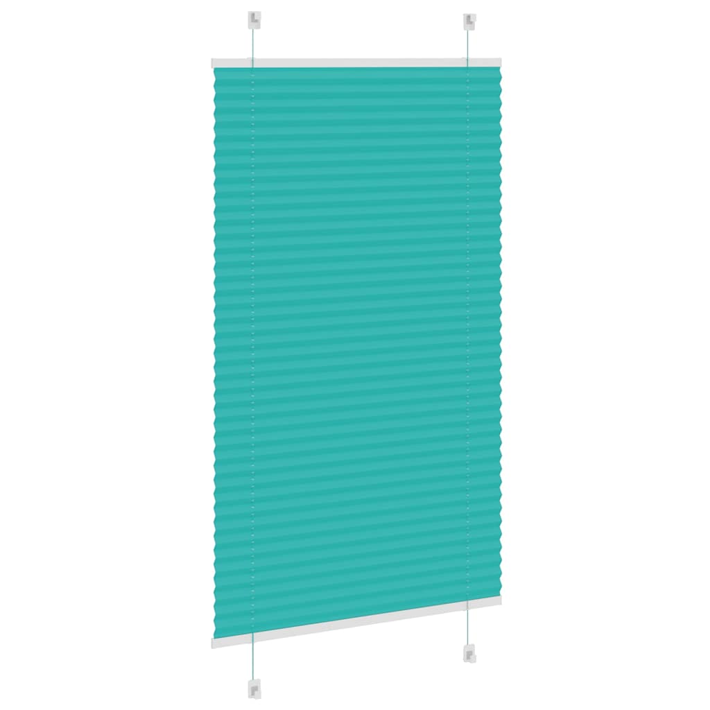 Plisségardin Benzin Grøn 75x150 cm Stofbredde 74,4 cm Polyester