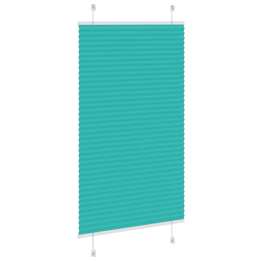 Plisségardin Benzin Grøn 80x150 cm Stofbredde 79,4 cm Polyester