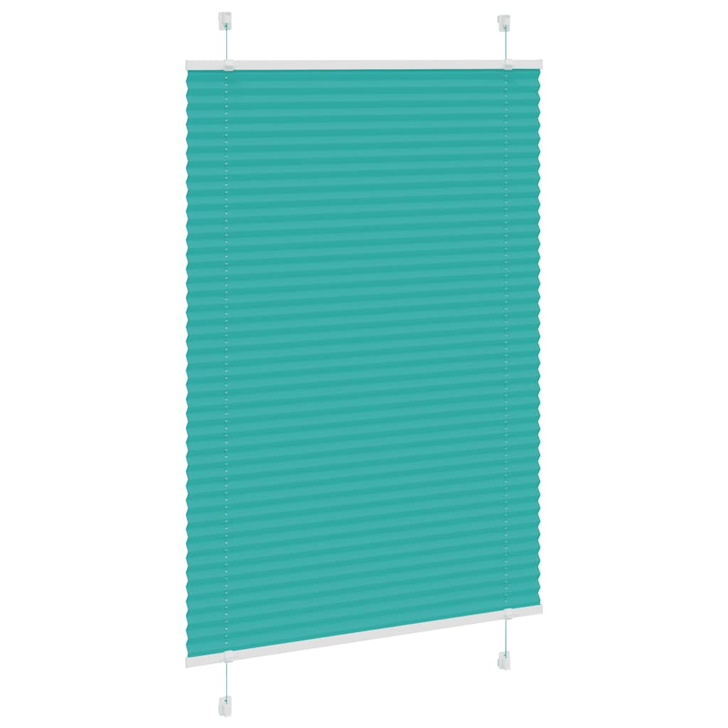 Plisségardin Benzin Grøn 85x150 cm Stofbredde 84,4 cm Polyester