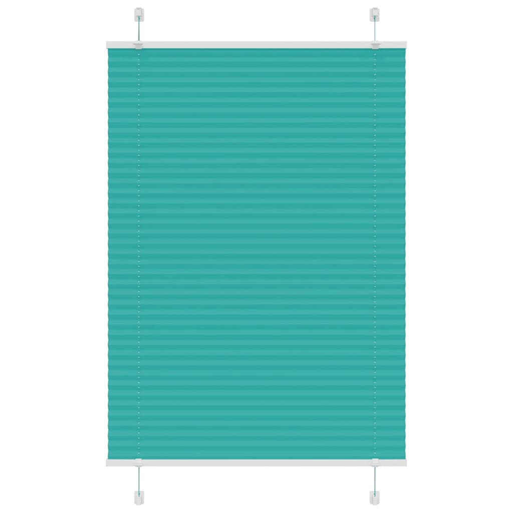 Plisségardin Benzin Grøn 95x150 cm Stofbredde 94,4 cm Polyester