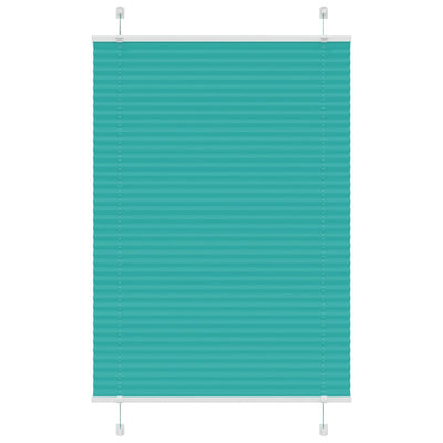 Plisségardin Benzin Grøn 95x150 cm Stofbredde 94,4 cm Polyester