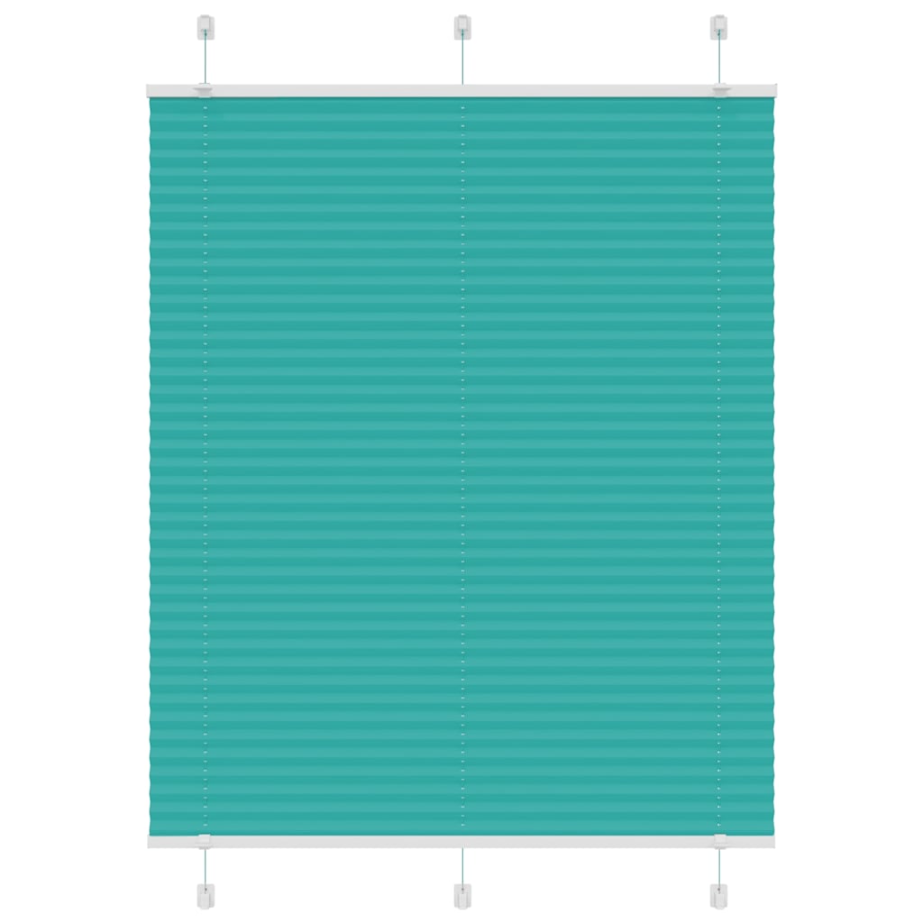 Plisségardin Benzin Grøn 110x150cm Stofbredde 109,4cm Polyester