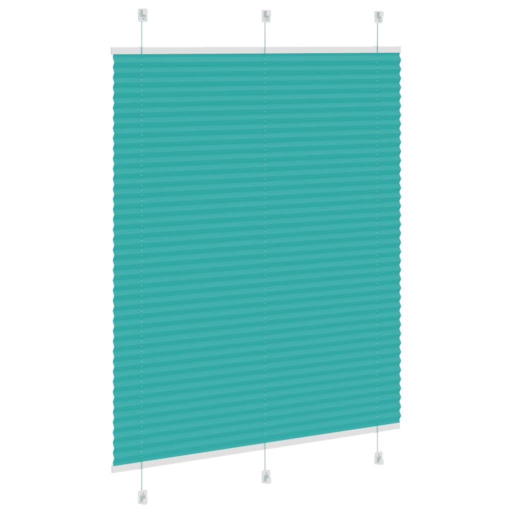 Plisségardin Benzin Grøn 110x150cm Stofbredde 109,4cm Polyester
