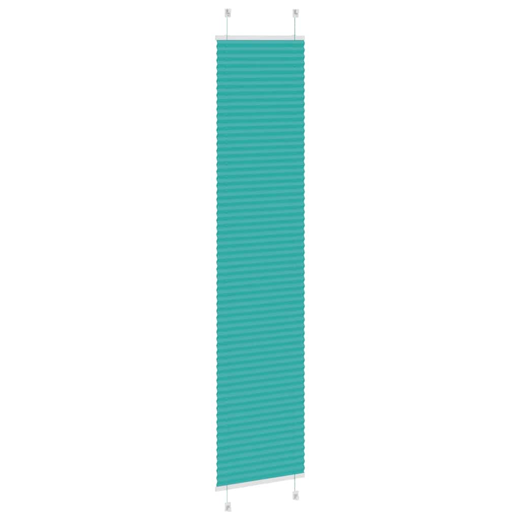 Plisségardin Benzin Grøn 45x200 cm Stofbredde 44,4 cm Polyester