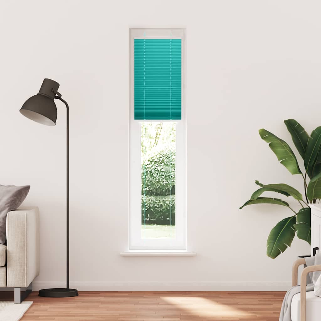 Plisségardin Benzin Grøn 50x200 cm Stofbredde 49,4 cm Polyester