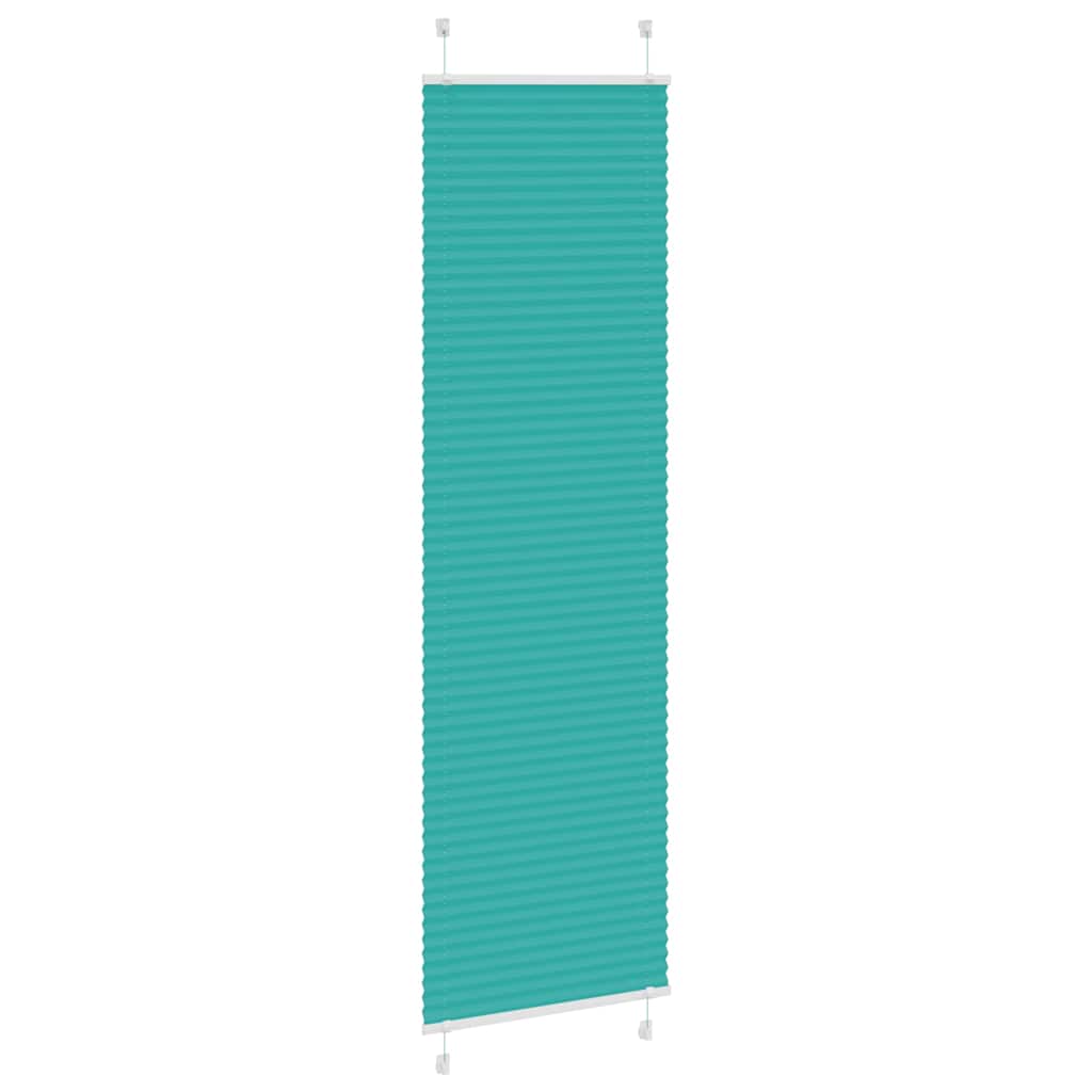 Plisségardin Benzin Grøn 60x200 cm Stofbredde 59,4 cm Polyester