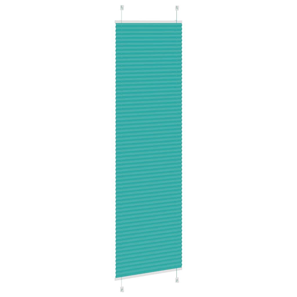 Plisségardin Benzin Grøn 60x200 cm Stofbredde 59,4 cm Polyester