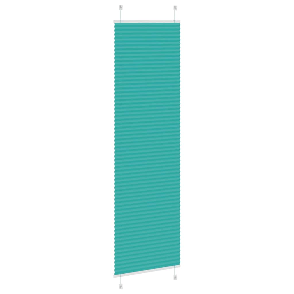 Plisségardin Benzin Grøn 65x200 cm Stofbredde 64,4 cm Polyester