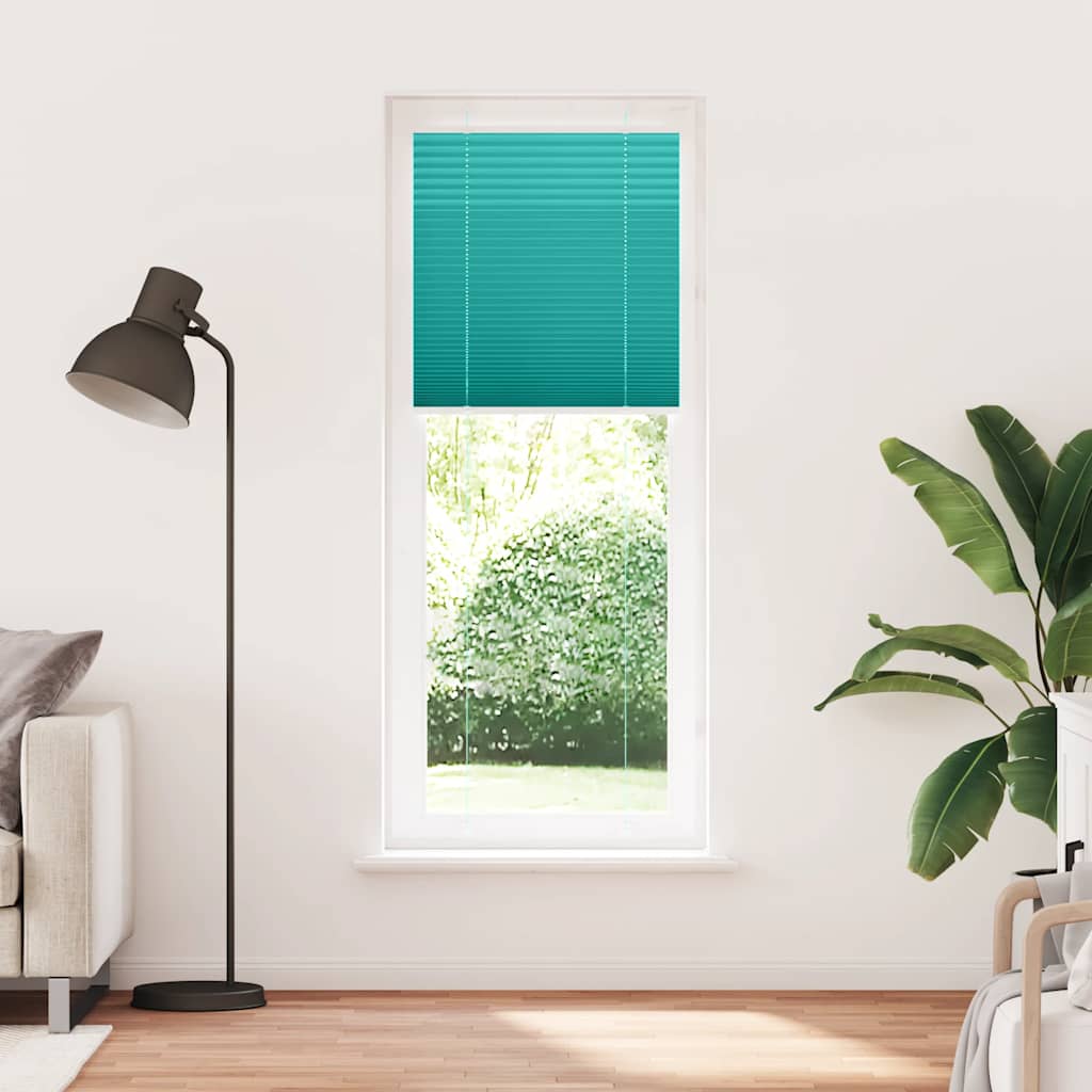 Plisségardin Benzin Grøn 70x200 cm Stofbredde 69,4 cm Polyester