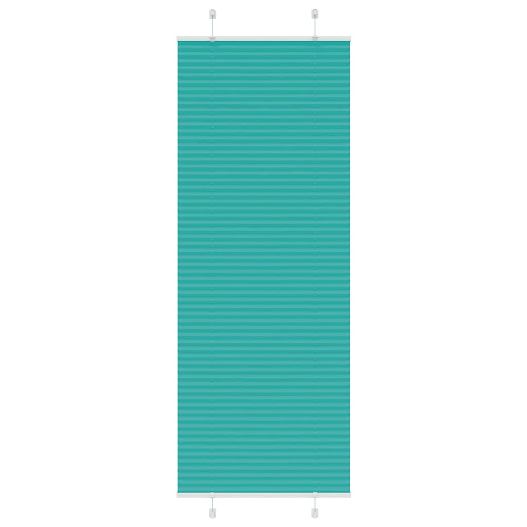 Plisségardin Benzin Grøn 75x200 cm Stofbredde 74,4 cm Polyester