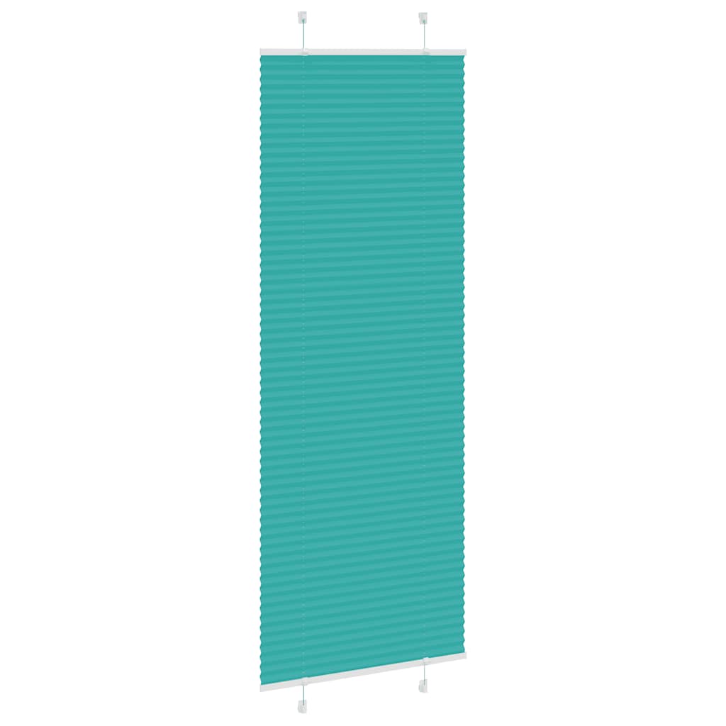 Plisségardin Benzin Grøn 75x200 cm Stofbredde 74,4 cm Polyester
