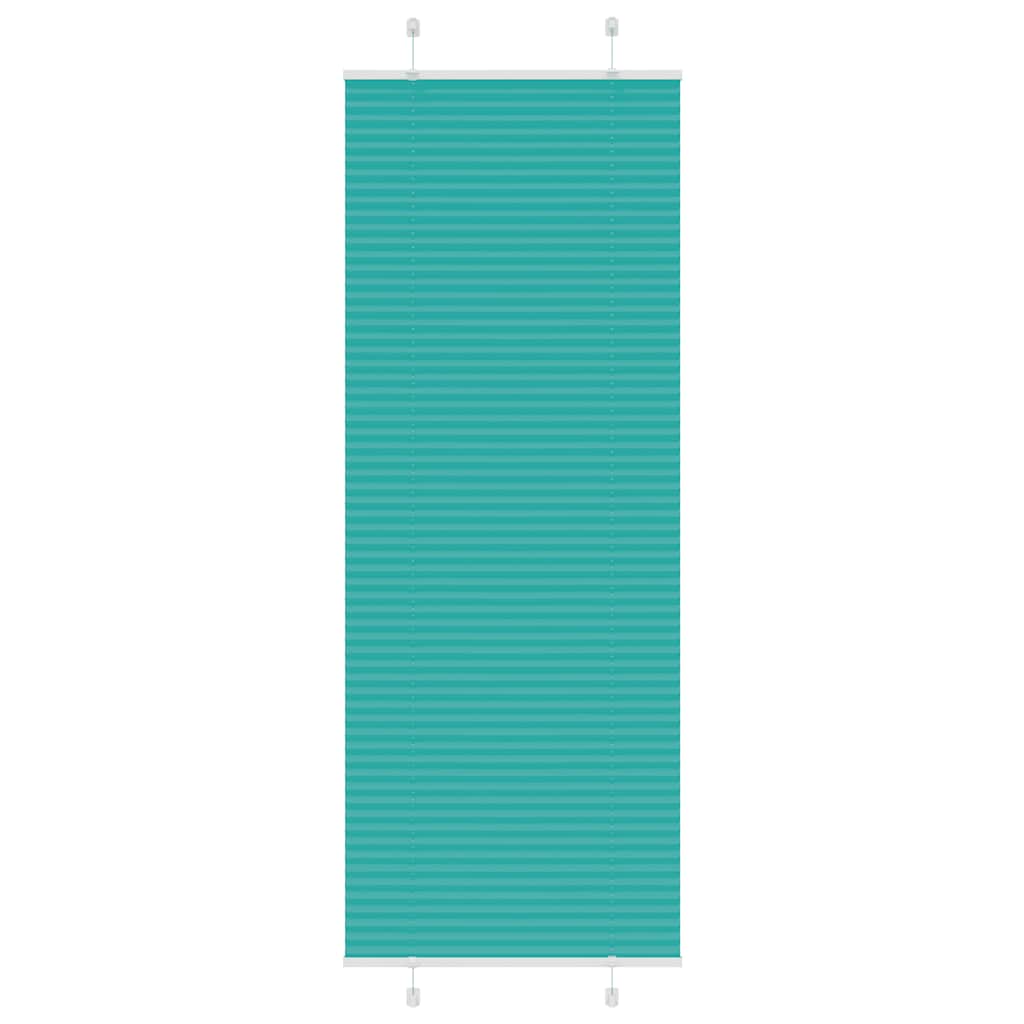 Plisségardin Benzin Grøn 80x200 cm Stofbredde 79,4 cm Polyester