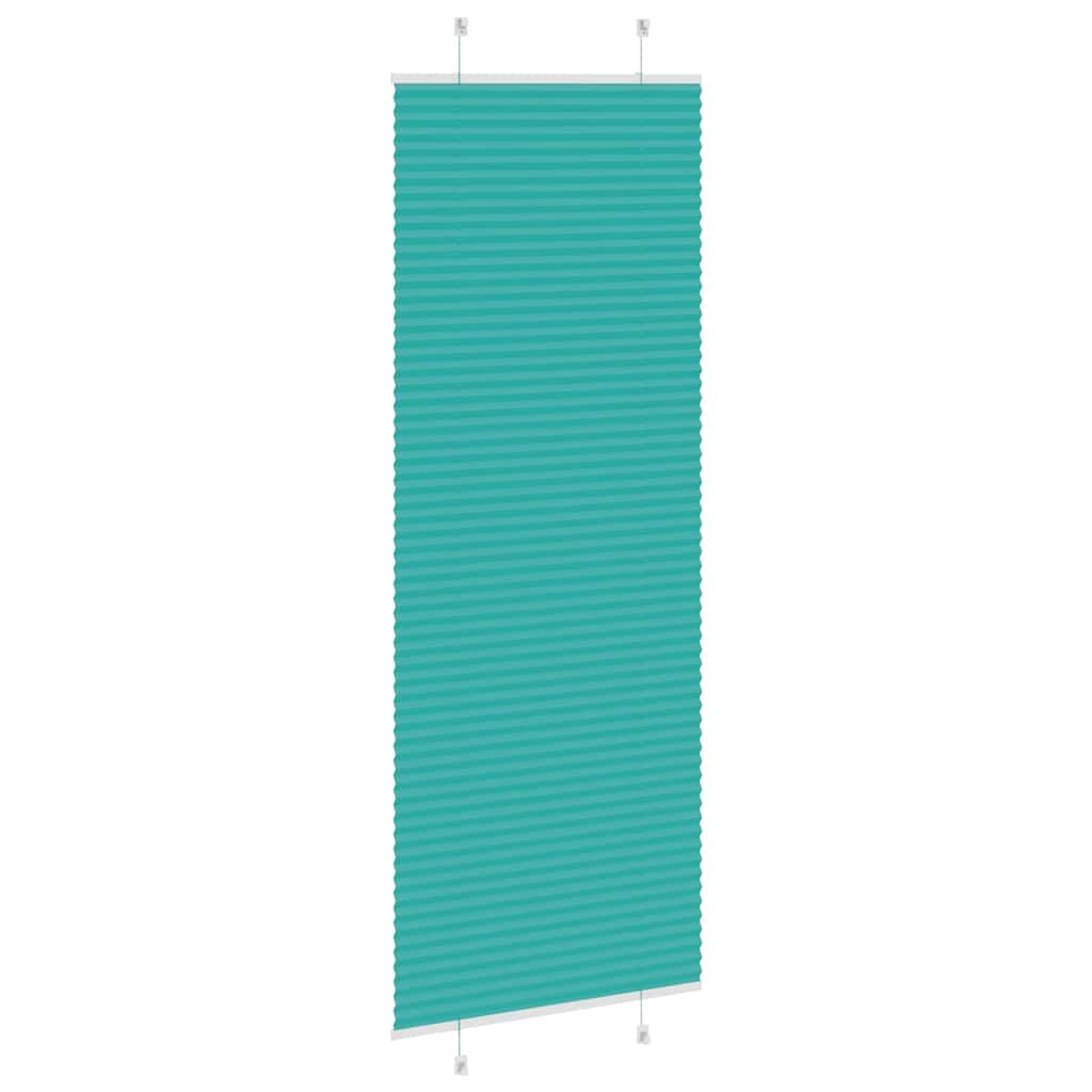 Plisségardin Benzin Grøn 80x200 cm Stofbredde 79,4 cm Polyester