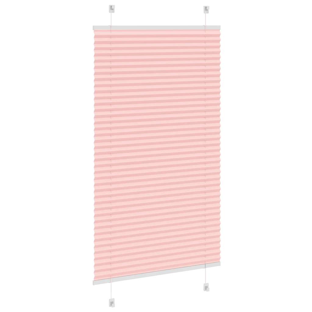 Plisségardin Lyserød 70x100 cm Stofbredde 69,4 cm Polyester