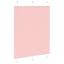Plisségardin Lyserød 105x100 cm Stofbredde 104,4 cm Polyester