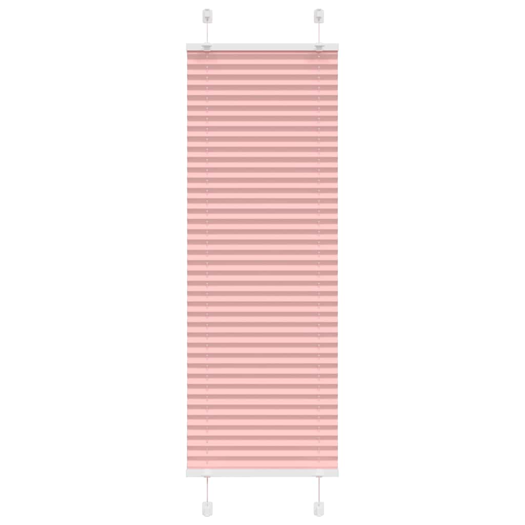 Plisségardin Lyserød 45x150 cm Stofbredde 44,4 cm Polyester