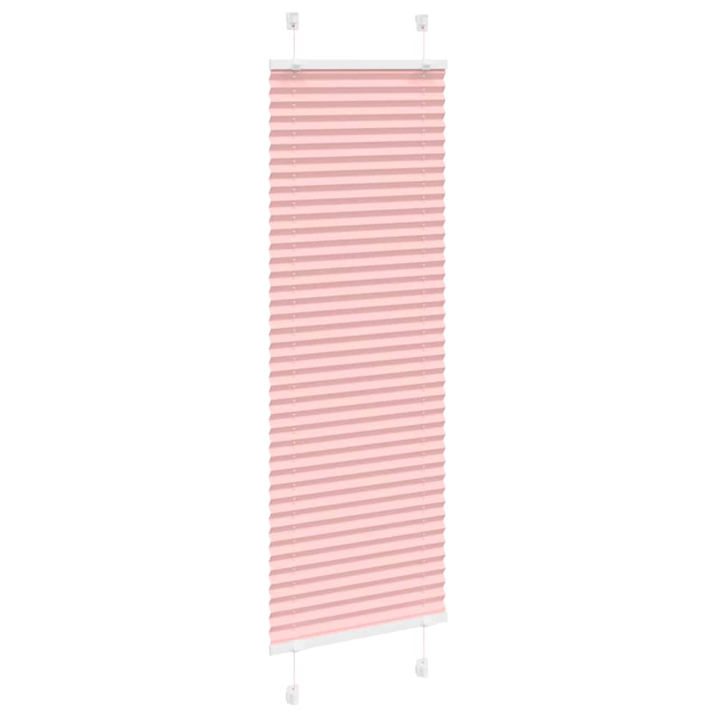 Plisségardin Lyserød 45x150 cm Stofbredde 44,4 cm Polyester