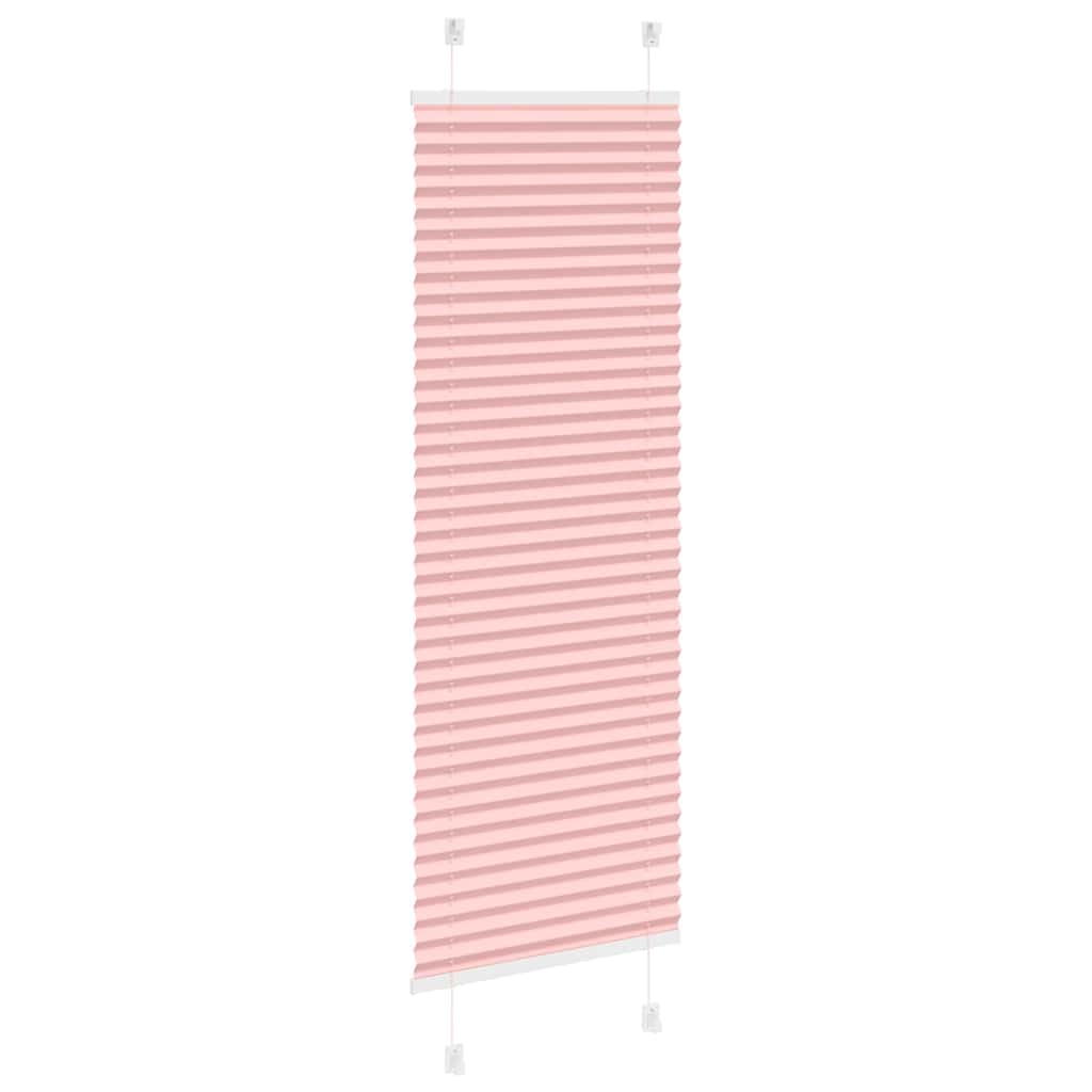 Plisségardin Lyserød 45x150 cm Stofbredde 44,4 cm Polyester