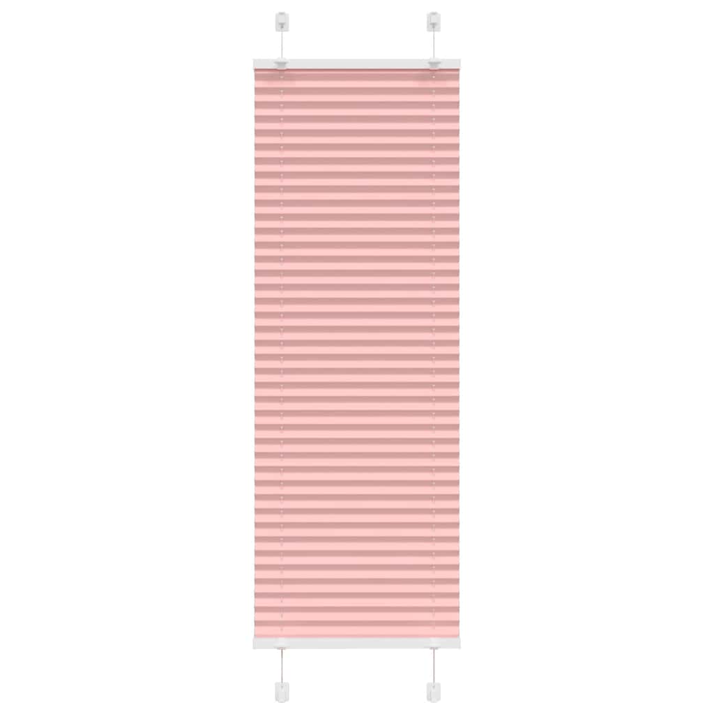 Plisségardin Lyserød 50x150 cm Stofbredde 49,4 cm Polyester