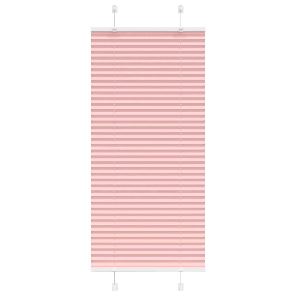 Plisségardin Lyserød 65x150 cm Stofbredde 64,4 cm Polyester