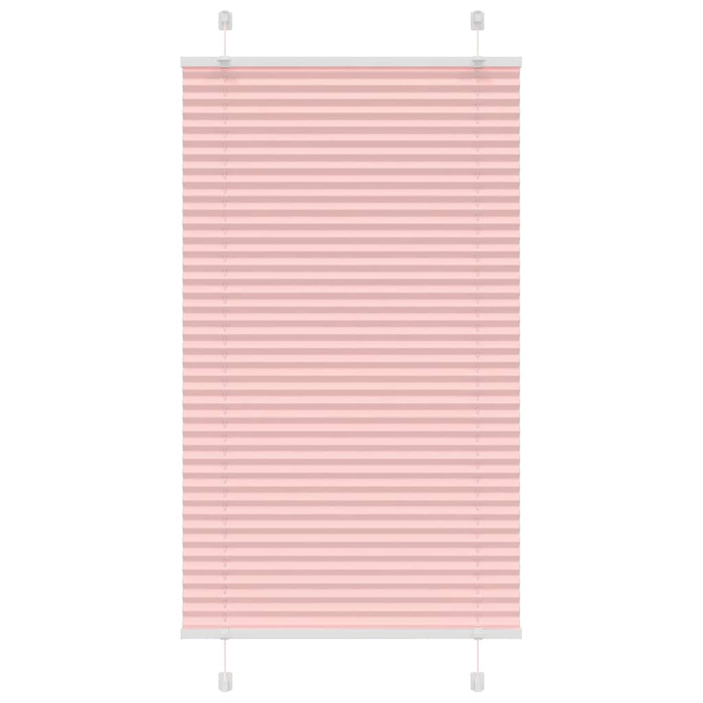 Plisségardin Lyserød 70x150 cm Stofbredde 69,4 cm Polyester