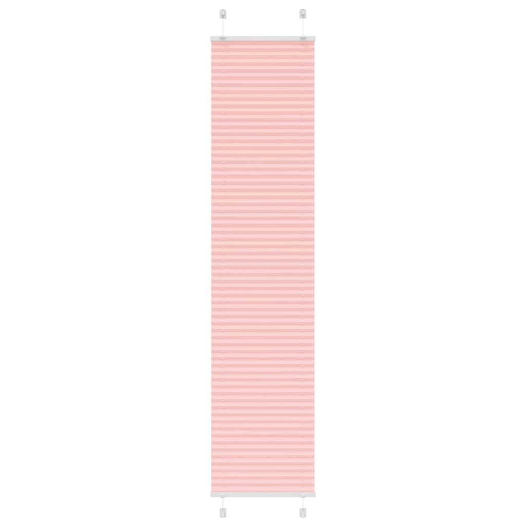 Plisségardin Lyserød 45x200 cm Stofbredde 44,4 cm Polyester