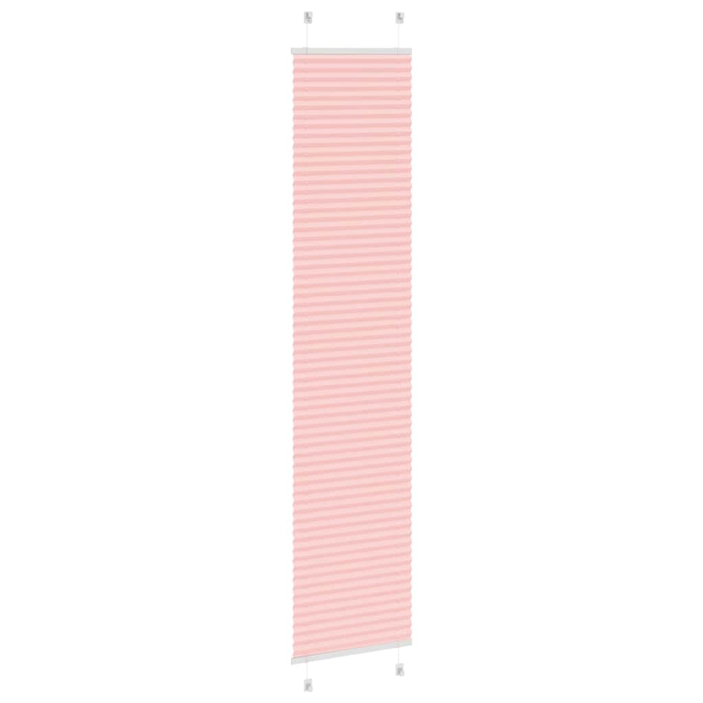 Plisségardin Lyserød 45x200 cm Stofbredde 44,4 cm Polyester