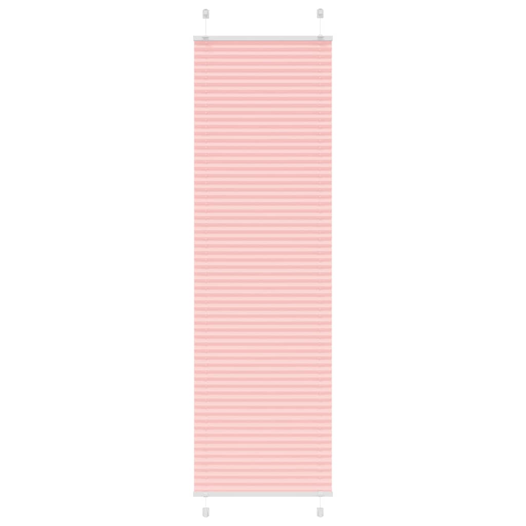 Plisségardin Lyserød 60x200 cm Stofbredde 59,4 cm Polyester