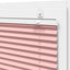 Plisségardin Lyserød 100x200 cm Stofbredde 99,4 cm Polyester