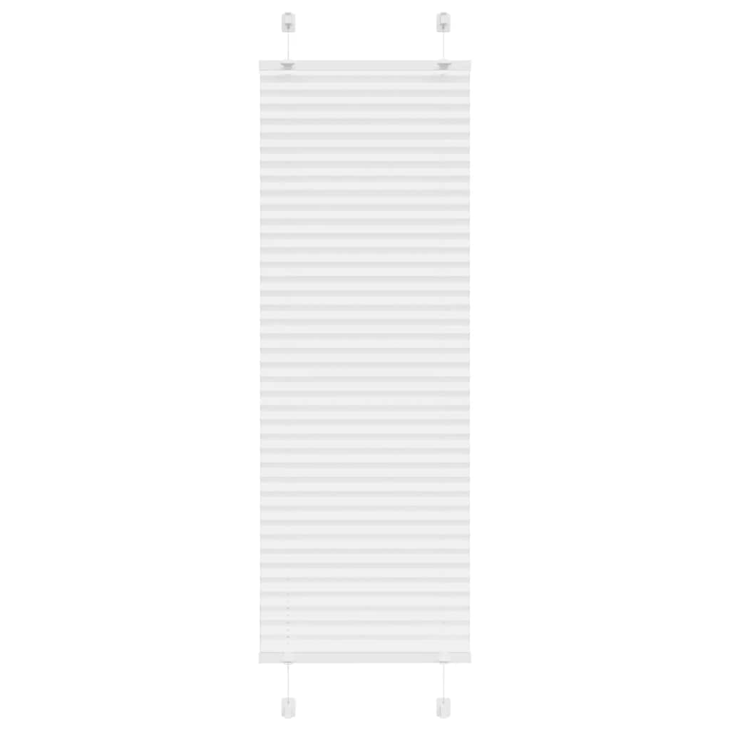 Plisségardin Hvid 45x150 cm Stofbredde 44,4 cm Polyester