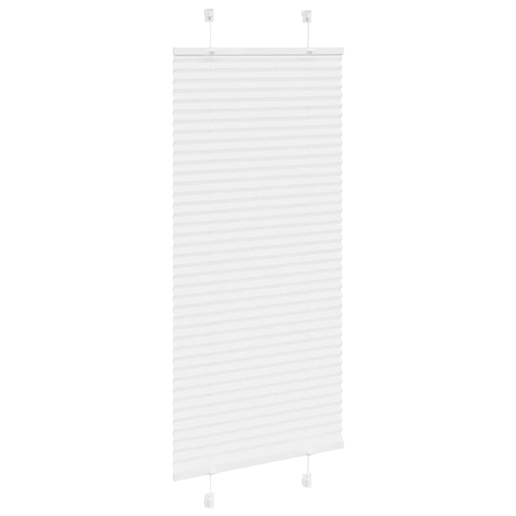 Plisségardin Hvid 60x150 cm Stofbredde 59,4 cm Polyester