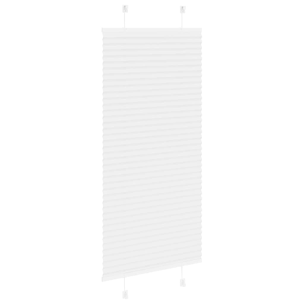 Plisségardin Hvid 60x150 cm Stofbredde 59,4 cm Polyester