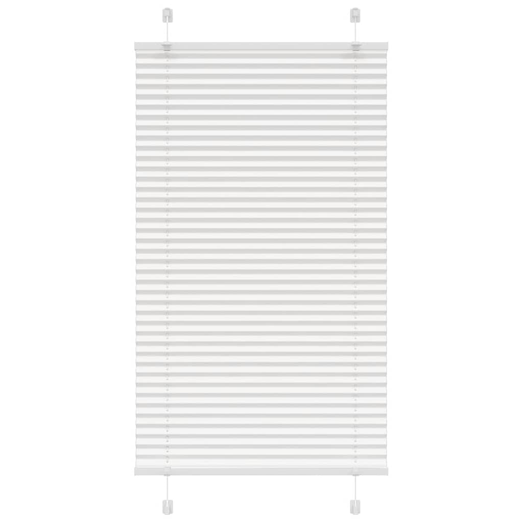 Plisségardin Hvid 70x150 cm Stofbredde 69,4 cm Polyester