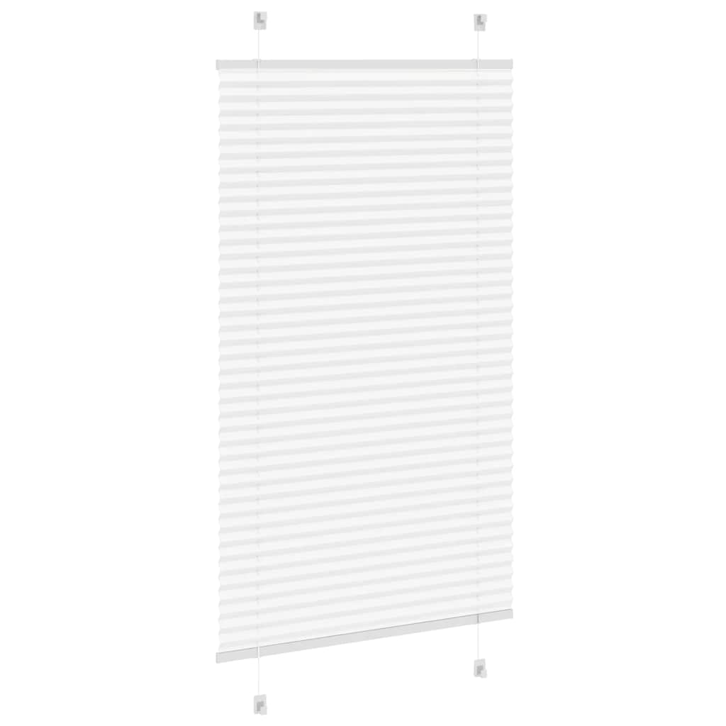 Plisségardin Hvid 70x150 cm Stofbredde 69,4 cm Polyester