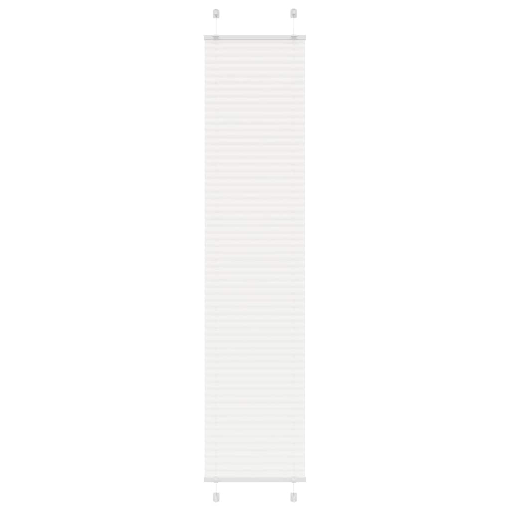 Plisségardin Hvid 40x200 cm Stofbredde 39,4 cm Polyester